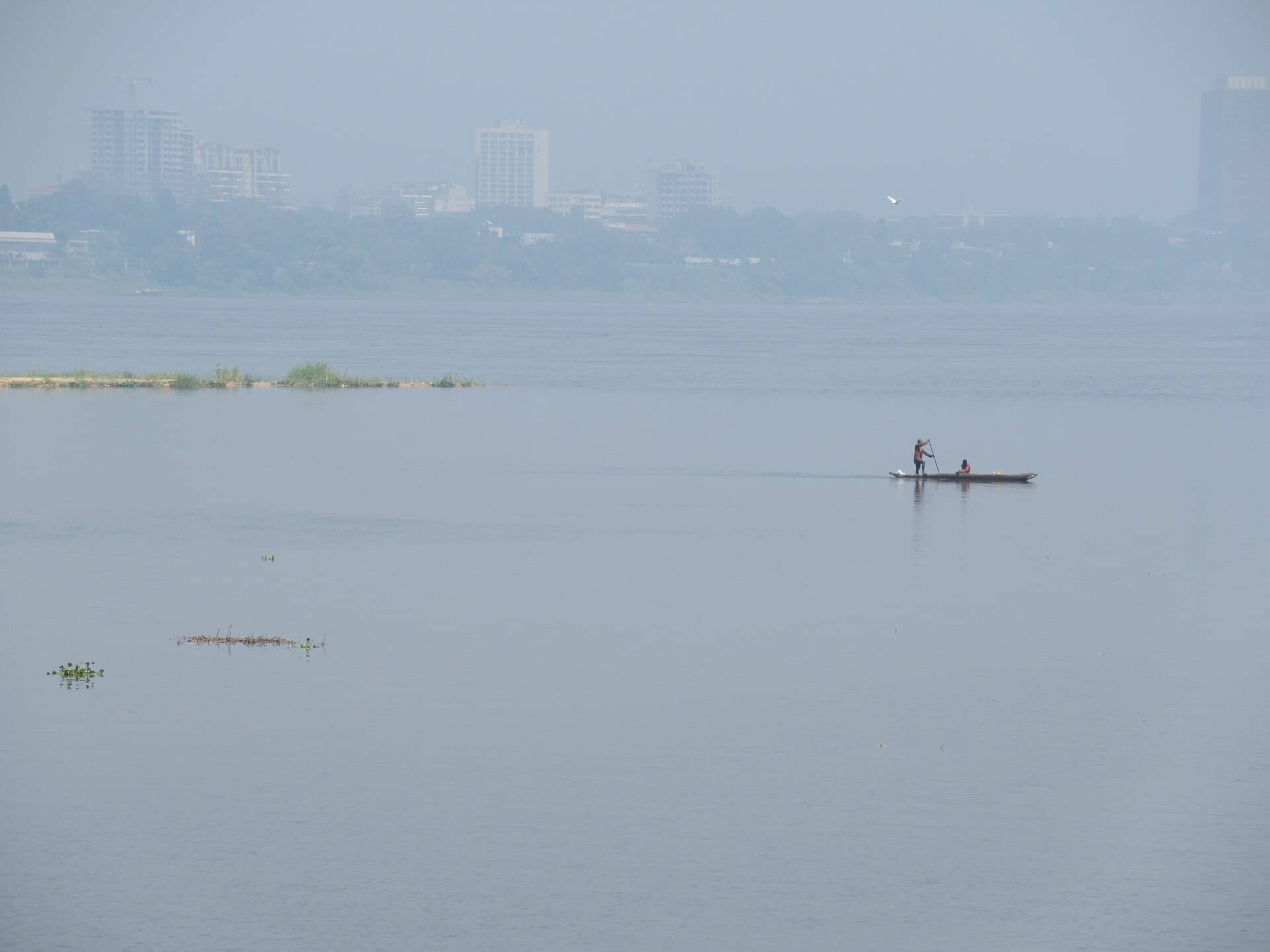 Rio Congo, na África Central