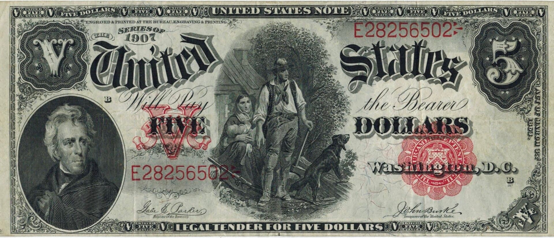 Notas de dólar americano, moeda amplamente usada em roteiros de safári