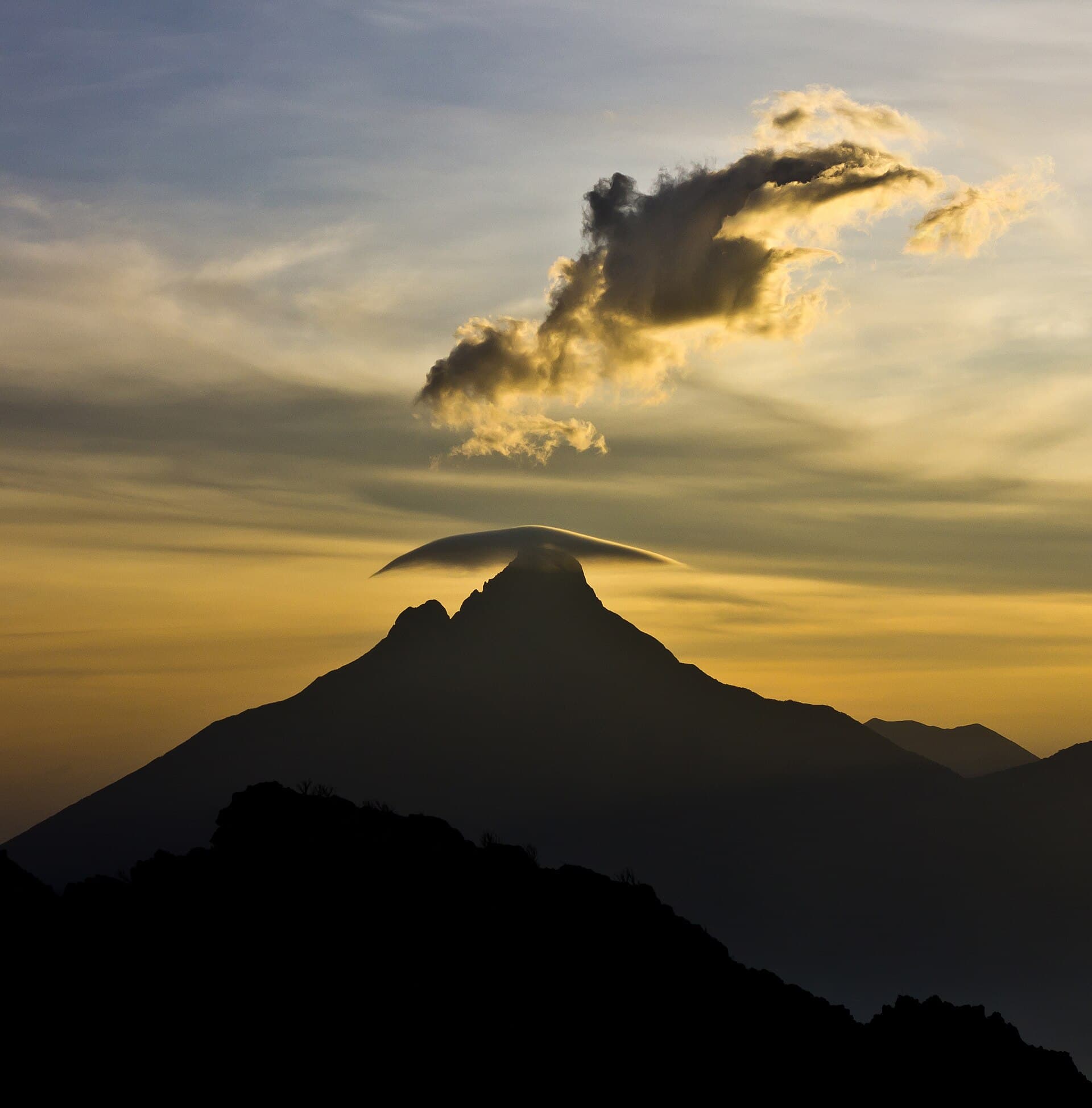 Paisagem dos vulcões Virunga, em Ruanda