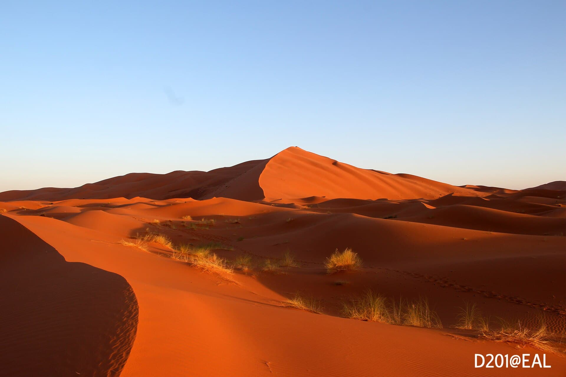 Dunas do deserto do Saara, no Marrocos