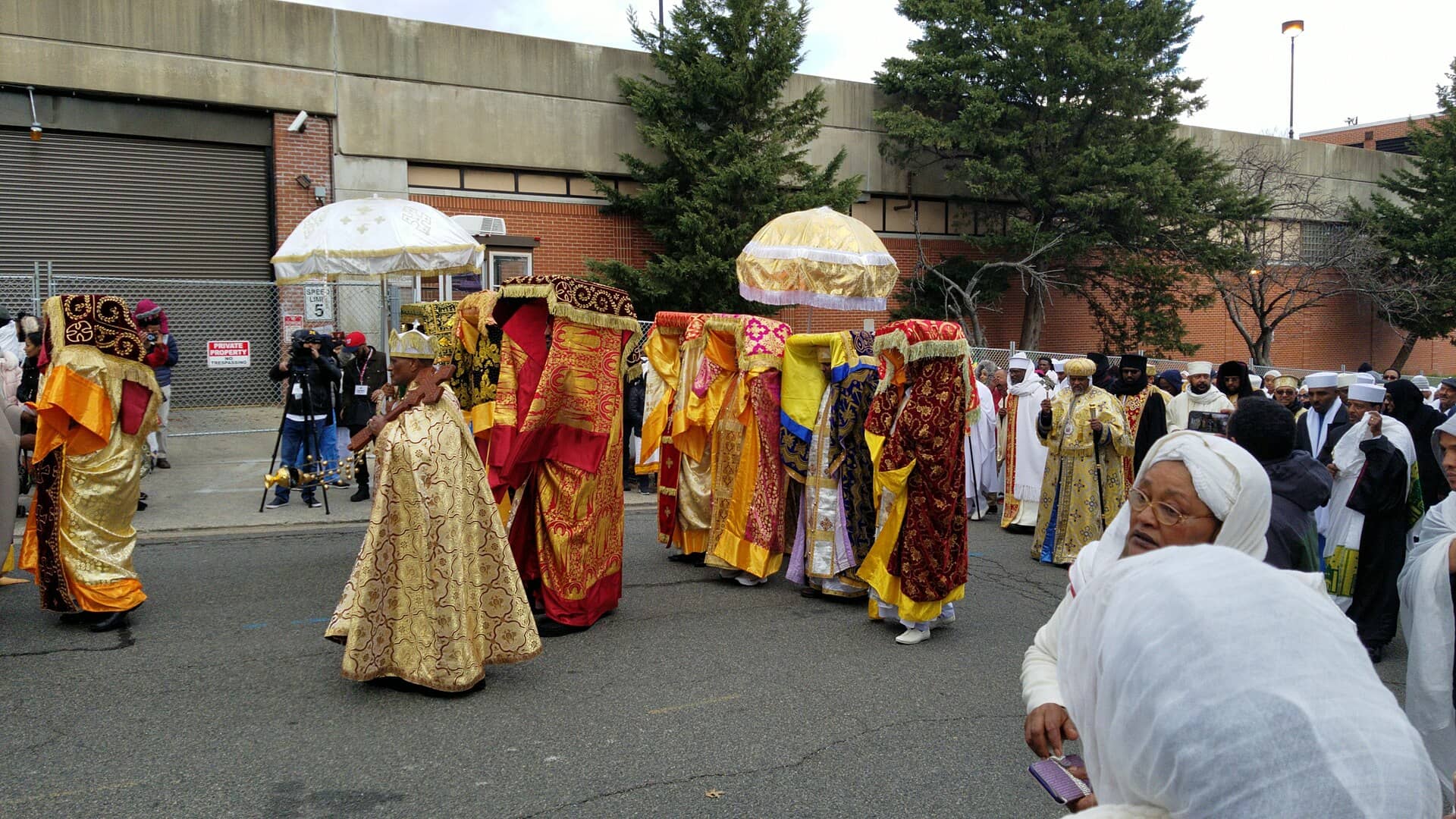 Procissão do Timkat, festa da Epifania na Etiópia