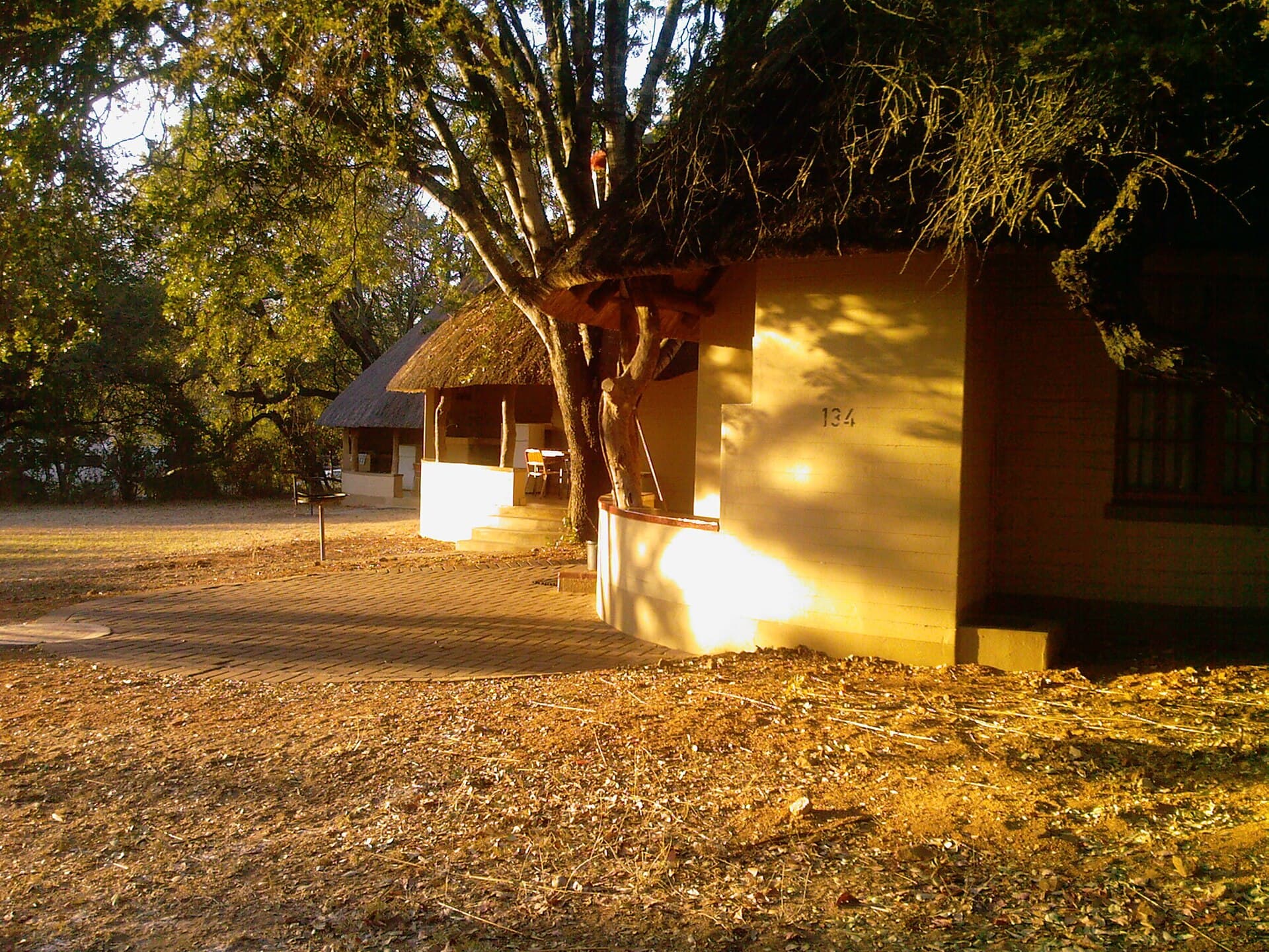 Rondavels do acampamento de Skukuza, no Parque Kruger