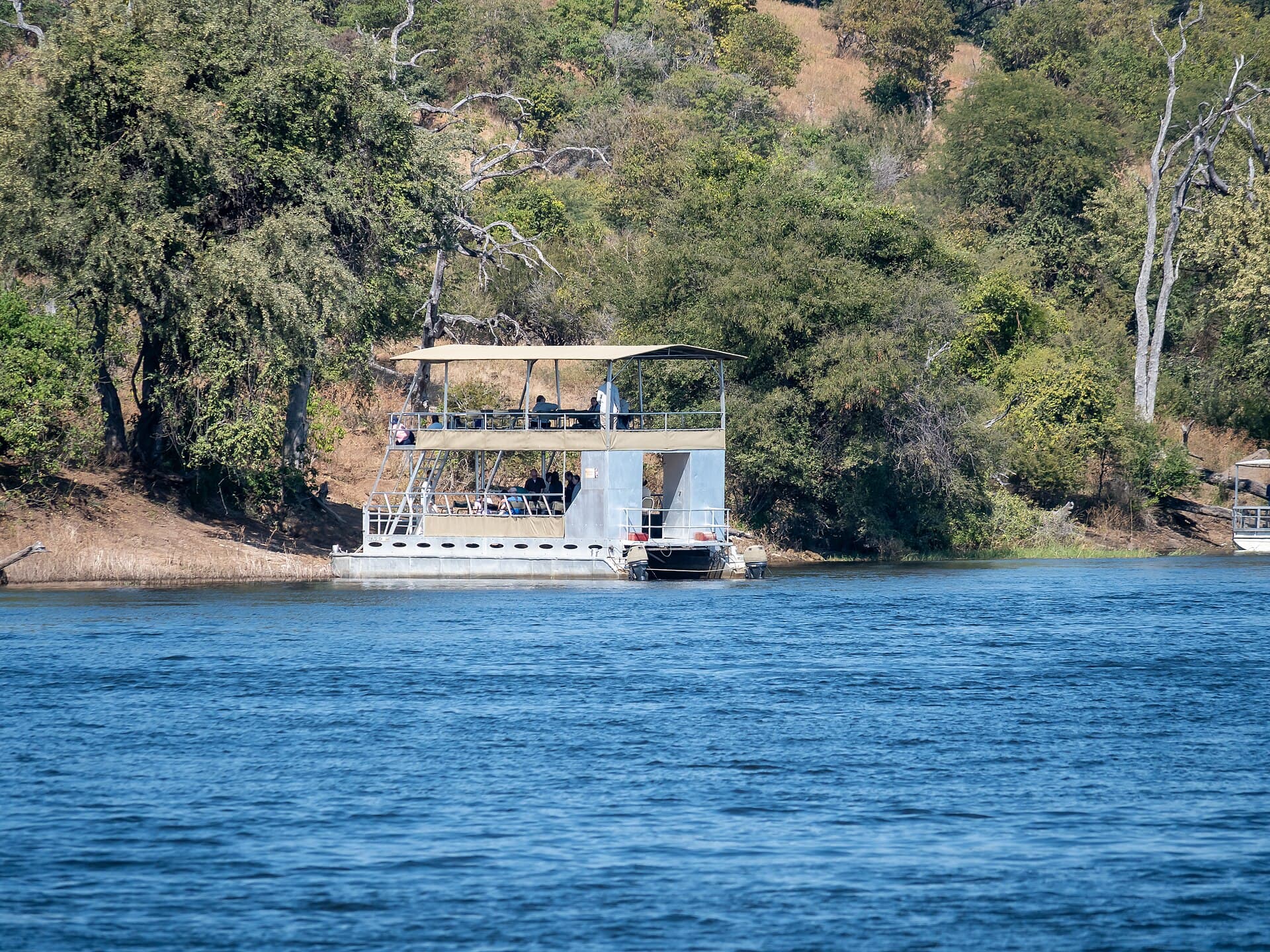 Safári de barco no rio Chobe, Botswana