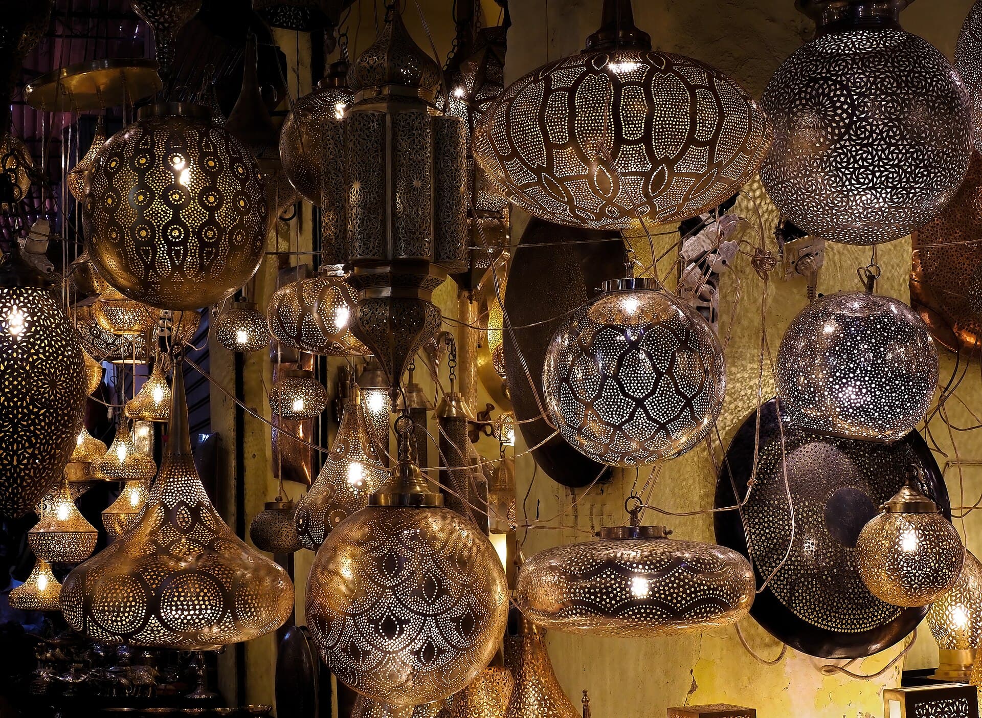Souk na medina de Marraquexe