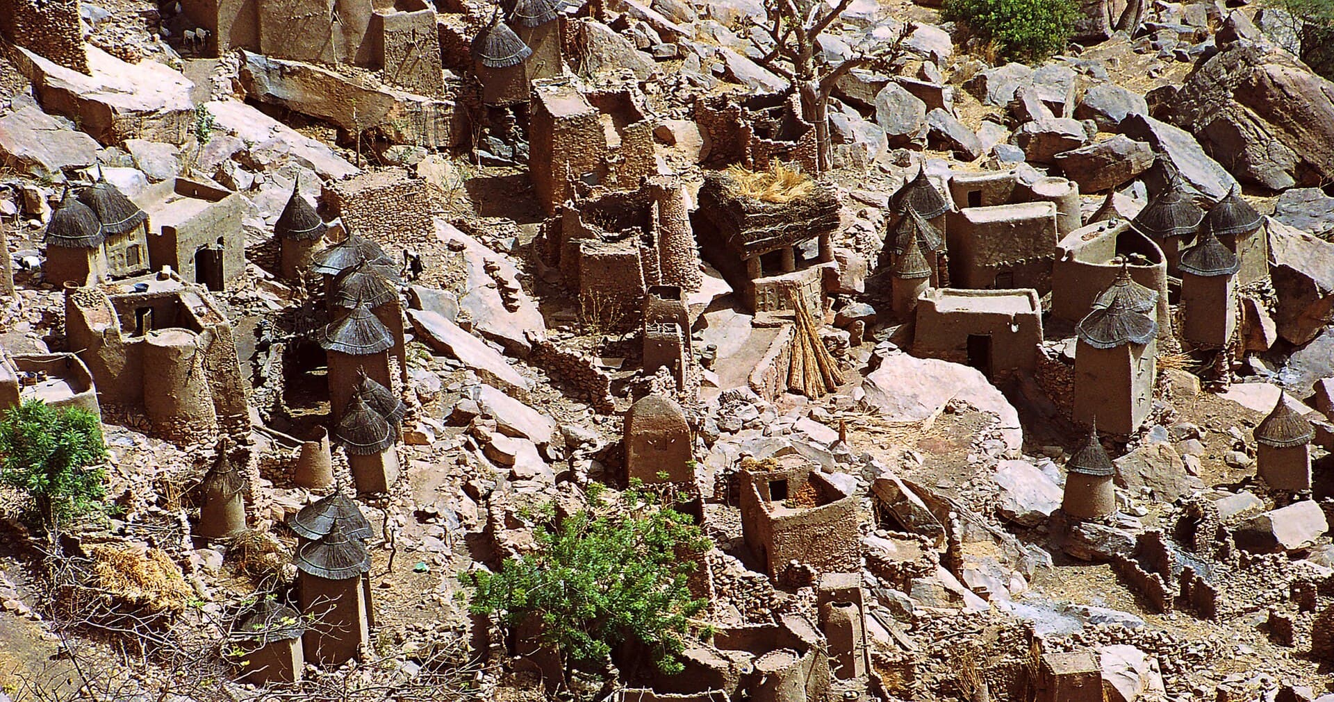 Vilarejo Dogon na escarpa de Bandiagara, Mali